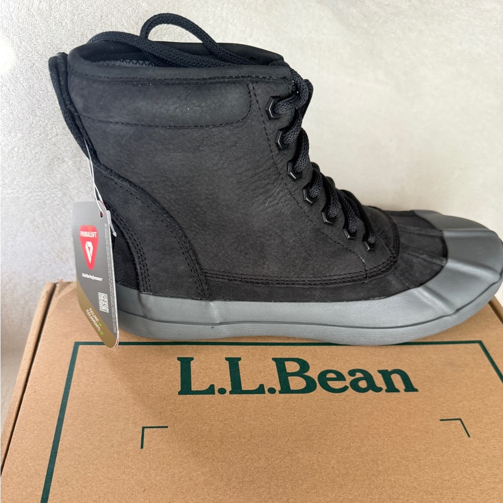 L.L. Bean Women's Black and Gray Winter Boots